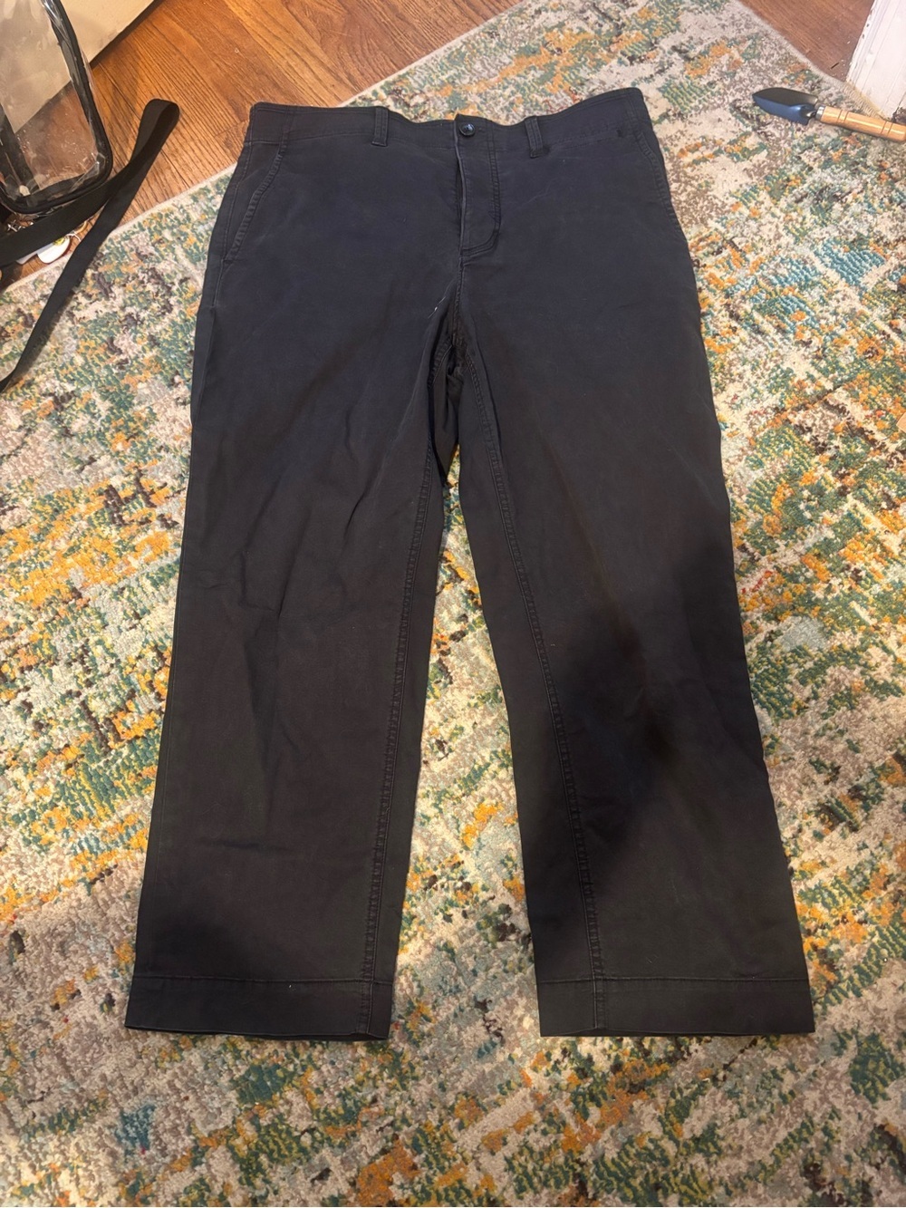 Everlane Women's Straight Leg Pants in Black